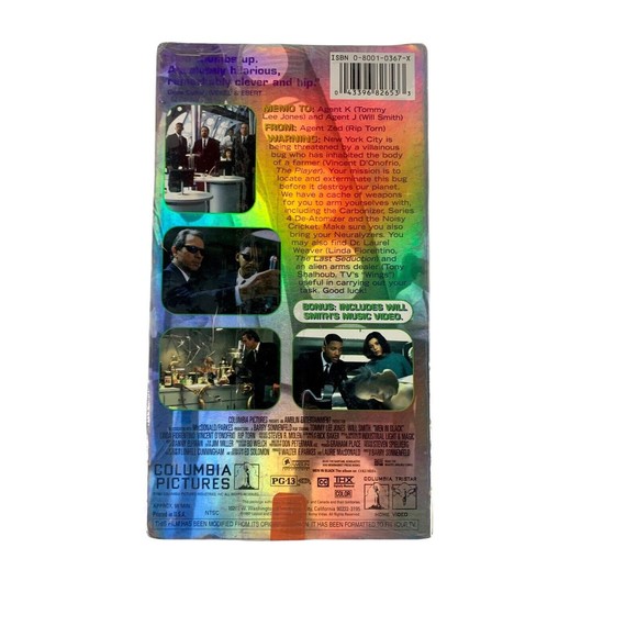 Men In Black (VHS, 1997) Brand‎ NEW Sealed - Picture 2 of 2
